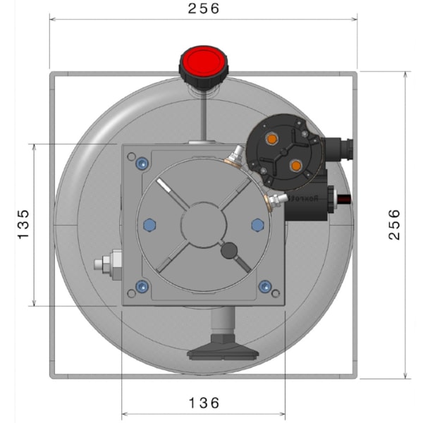 Unidade Hidráulica Compacta 24VDC 2,5cc 200BAR Horizontal 14Lts- Simples Ação-77c5b406-e4f5-49be-9423-e4dd57af73f9
