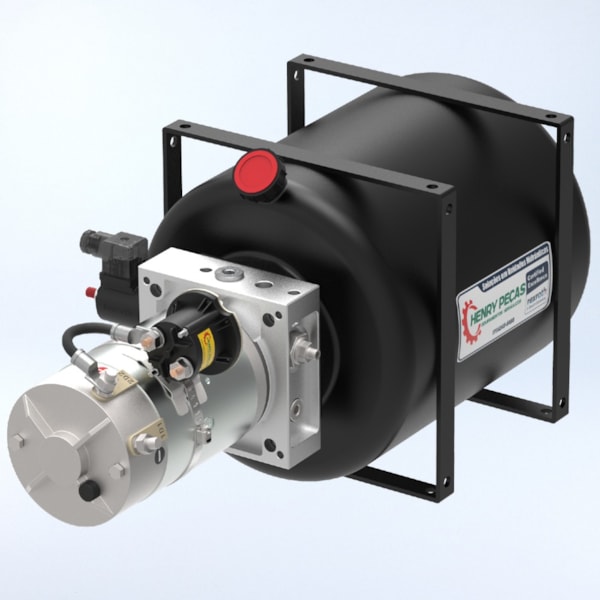 Unidade Hidráulica Compacta 24VDC 2,5cc 200BAR Horizontal 14Lts- Simples Ação-ad6ce2f5-768b-4802-920e-74bd705865c4