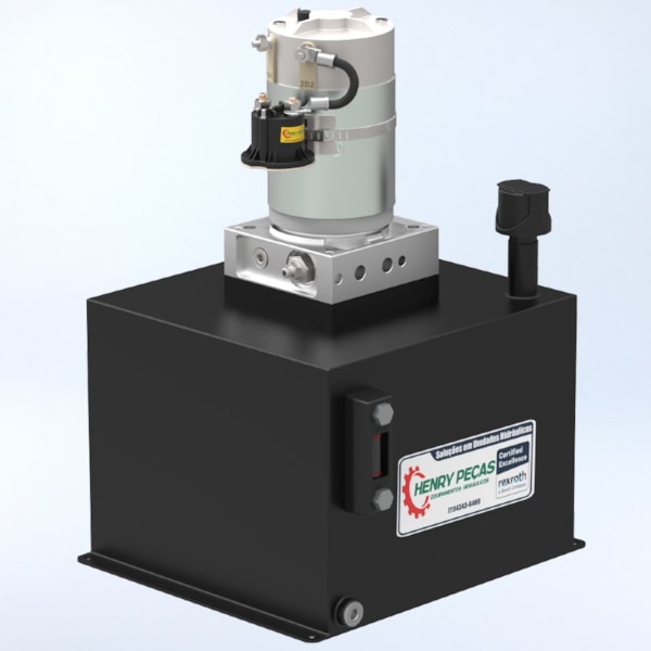 Unidade Hidráulica Compacta 24VDC 2,5cc 200BAR Vertical 14Lts- Dupla Ação-c71fc137-812a-445a-b085-1f2f5d0df52b
