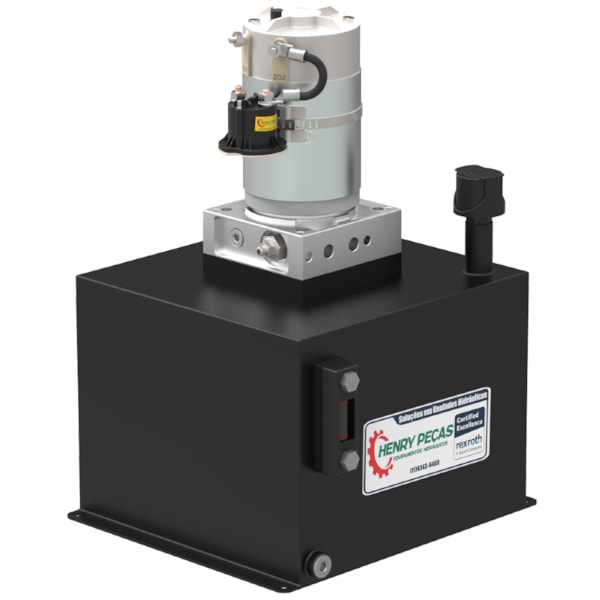 Unidade Hidráulica Compacta 24VDC 2,5cc 200BAR Vertical 14Lts- Dupla Ação-a8fcab9f-5322-4f5e-a1bd-939723cbf2ef