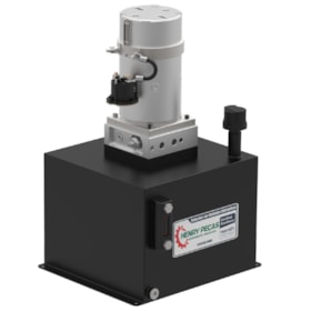 Unidade Hidráulica Compacta 24VDC 3000W 4,0cc 200BAR Vertical 14Lts- Dupla Ação