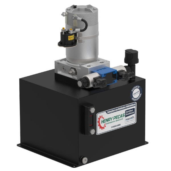 Unidade Hidráulica Compacta 24VDC 4,0cc 200BAR Vertical 14Lts- Especial Canavieiro-e8157aa3-fe5c-4b97-ad71-15df0366c630