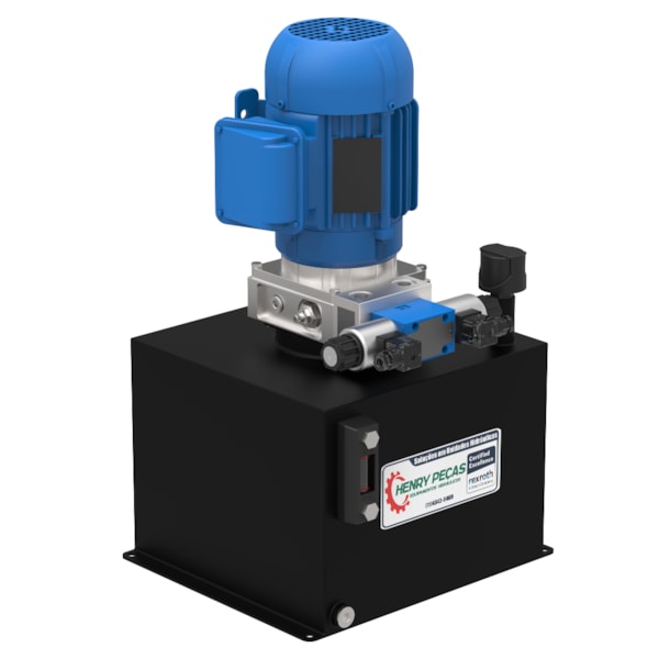 Unidade Hidráulica Compacta Trifásica 1,5HP 3,1cc 200BAR Vertical 14Lts com TN6 Dupla Ação-0c624edb-78be-4b2c-b005-fbc3f23dfcac