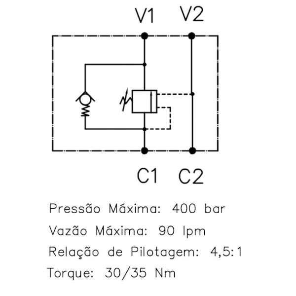 Válvula Contrabalanço Simples em Linha-f0dada3b-c22d-4fa3-bfa1-568bbdfe43c6