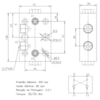 Válvula de Retenção Pilotada Dupla em Placa Roscas 3/4