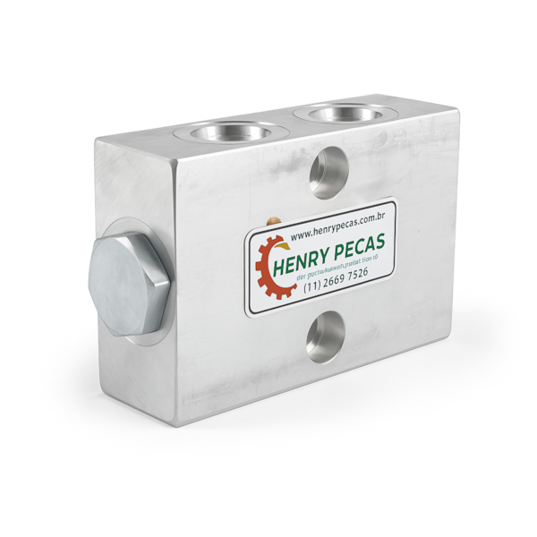 Válvula de Retenção Pilotada Dupla Roscas 3/4