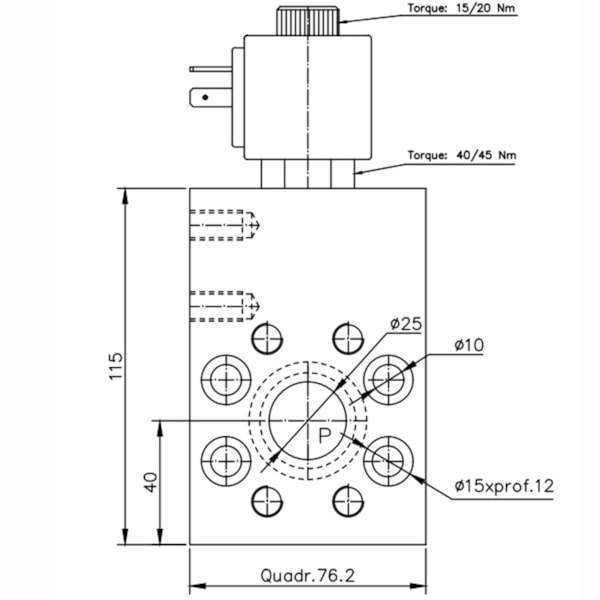 Válvula de Ventagem com Solenoide 24V p/ Compactador de Lixo-10971ac3-813d-4674-9980-3cd4ed2d71b0