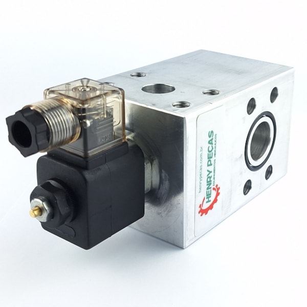 Válvula de Ventagem com Solenoide 24V p/ Compactador de Lixo-31ac25fc-16a8-45ec-9c63-d37e49e2b60a