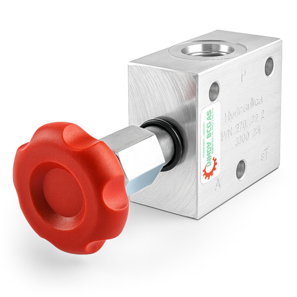 Válvula Direcional de Emergência do Cesto Aéreo 70 Lts - Botão Curto-49e77b2b-aefe-46e3-b673-16362378924e