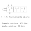 Válvula Direcional de Emergência do Cesto Aéreo 70 Lts - Botão Curto-9a338ac6-a647-4378-a8bf-4573e2261c84