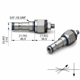 Válvula Reguladora de Fluxo Compensada Bosch Rexroth