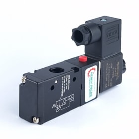 Válvula Solenoide 12VDC 3/2 Vias 1/4