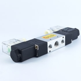 Válvula Solenoide 12VDC 5/2 Vias 1/8