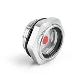 Visor de Nível de Alumínio Sextavado Rosca 3/4