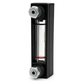 Visor de Nível Retangular Preto 76,2mm